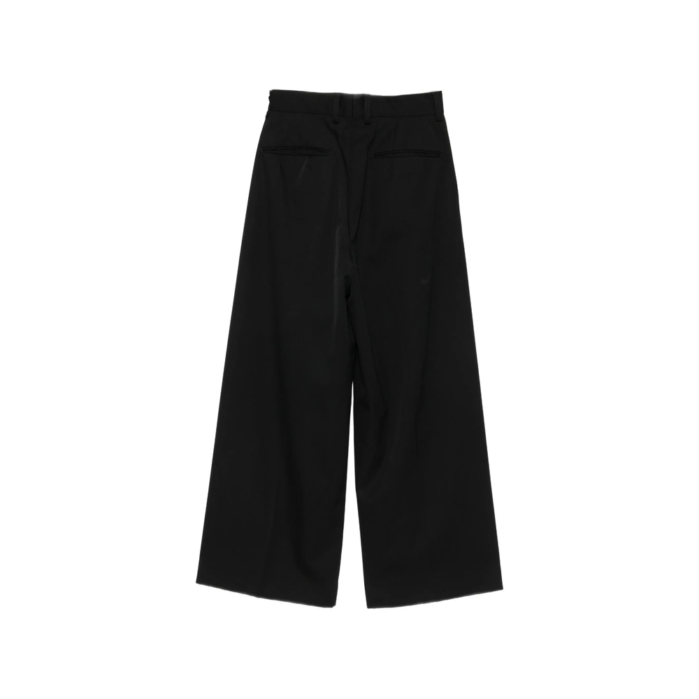 Pleated Wide-Leg Trousers