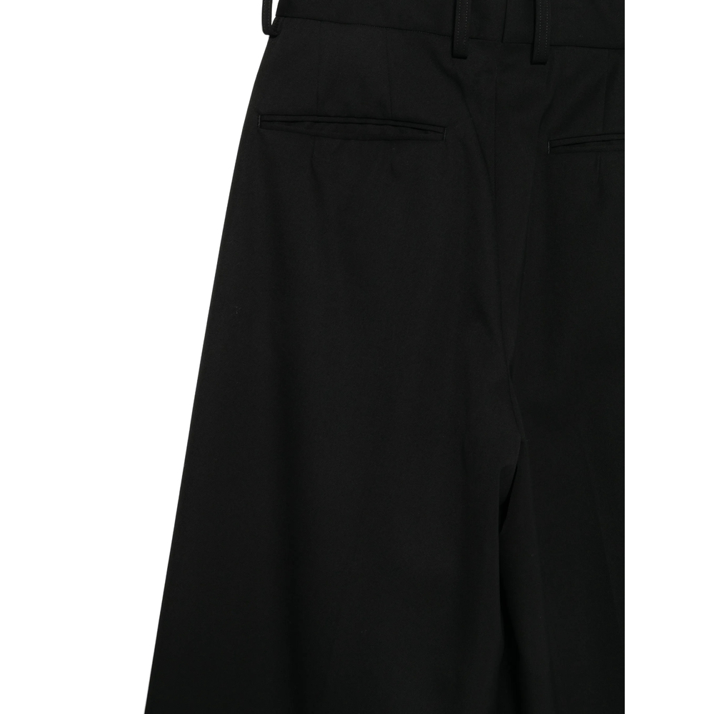 Pleated Wide-Leg Trousers