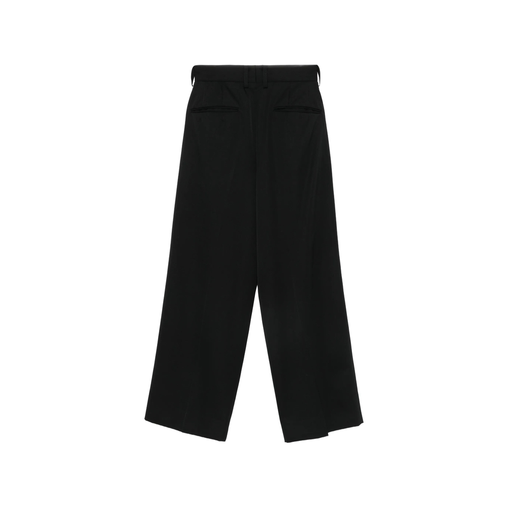 Pleated Wide-Leg Trousers