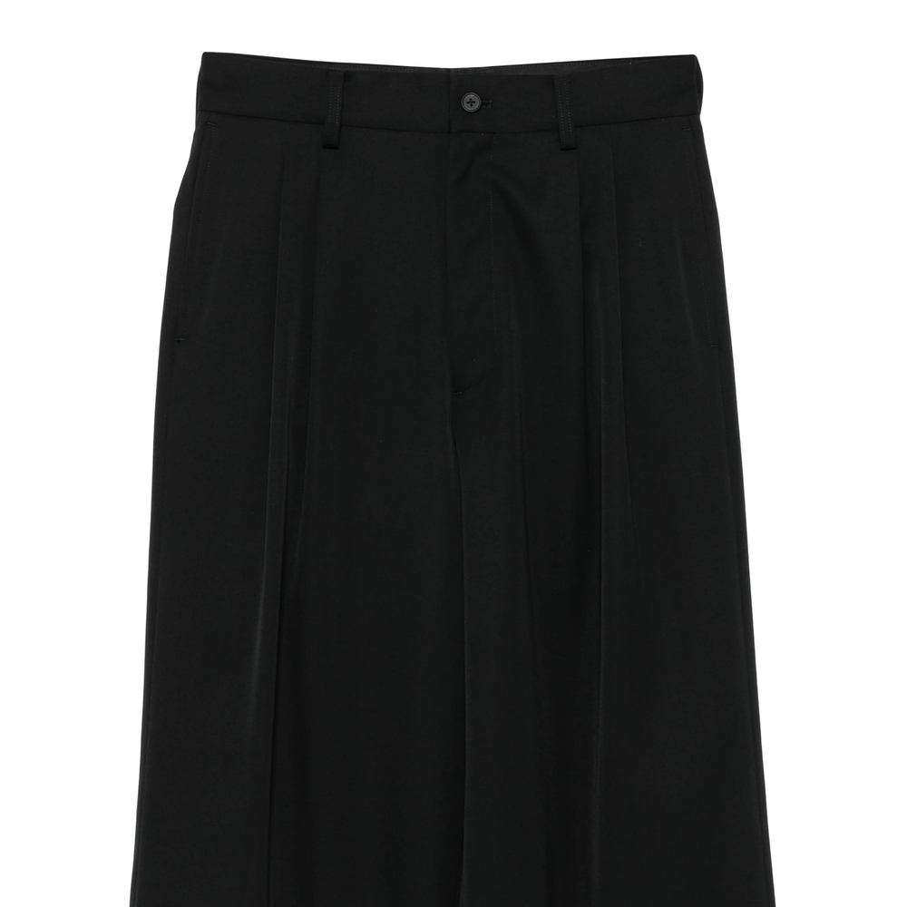 Pleated Wide-Leg Trousers