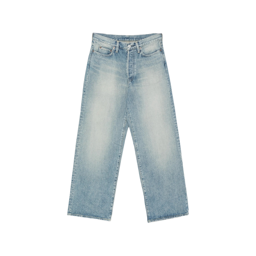Ssstein Washed-effect Loose-fit Jeans