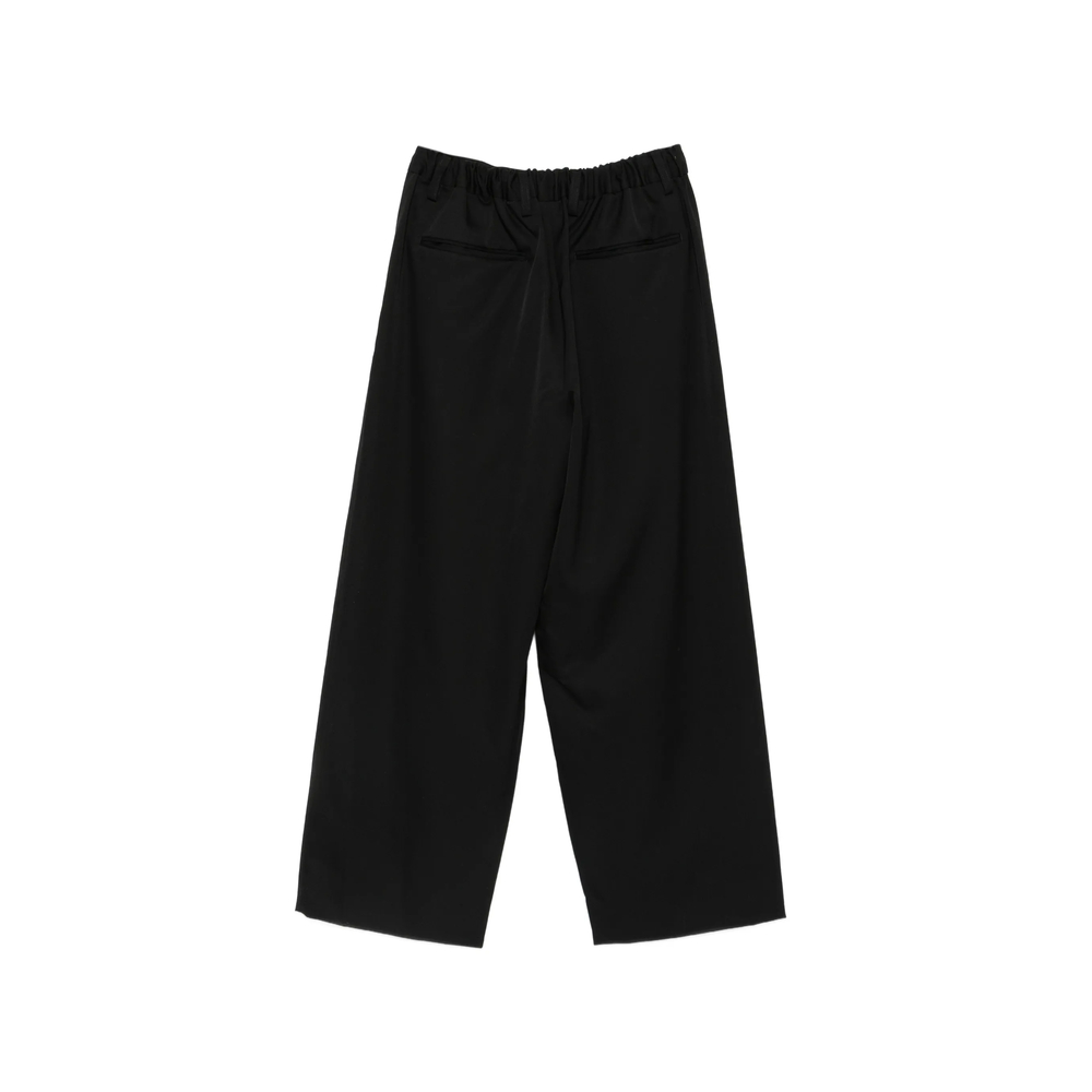 Pleated Elasticated-Waist Trousers