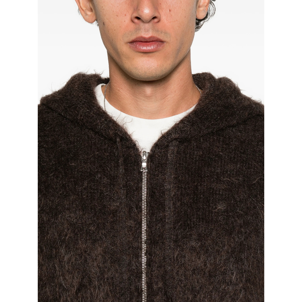 Brushed-Knit Cardigan