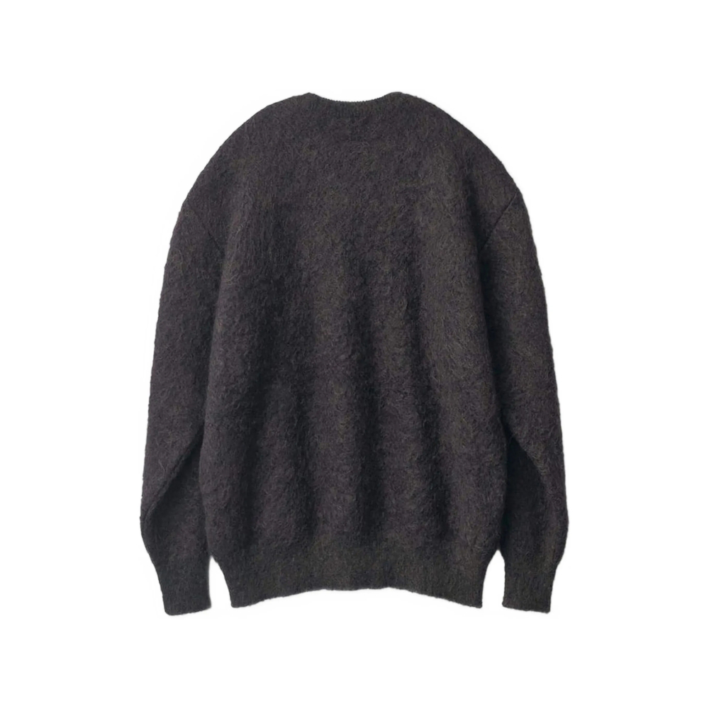 Jacquard-Knit Brushed Sweater