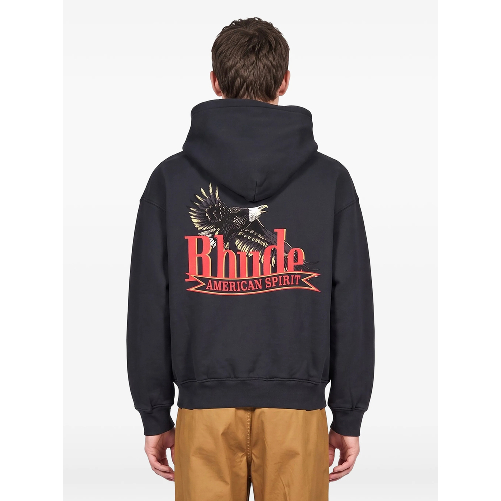 American Spirit Eagle-Print Hoodie