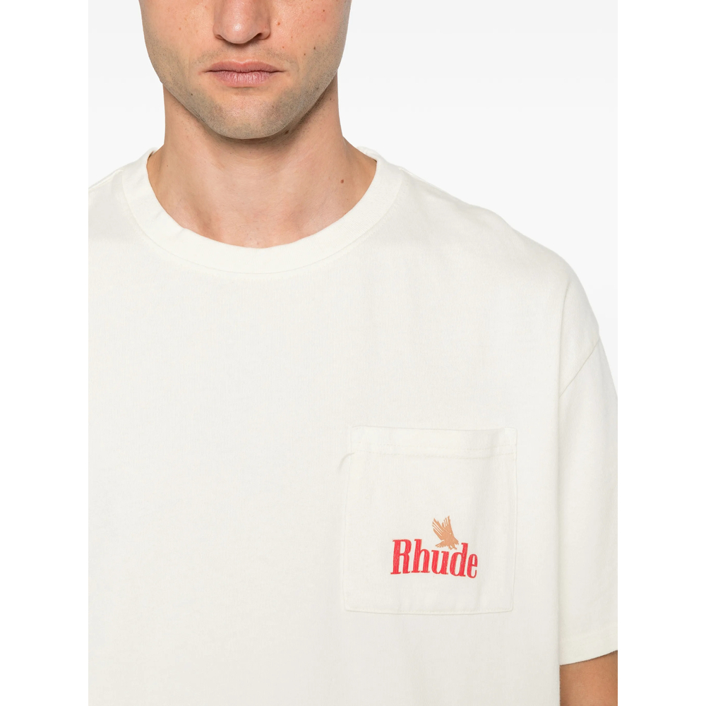 American Spirit Logo-Print Pocket T-Shirt