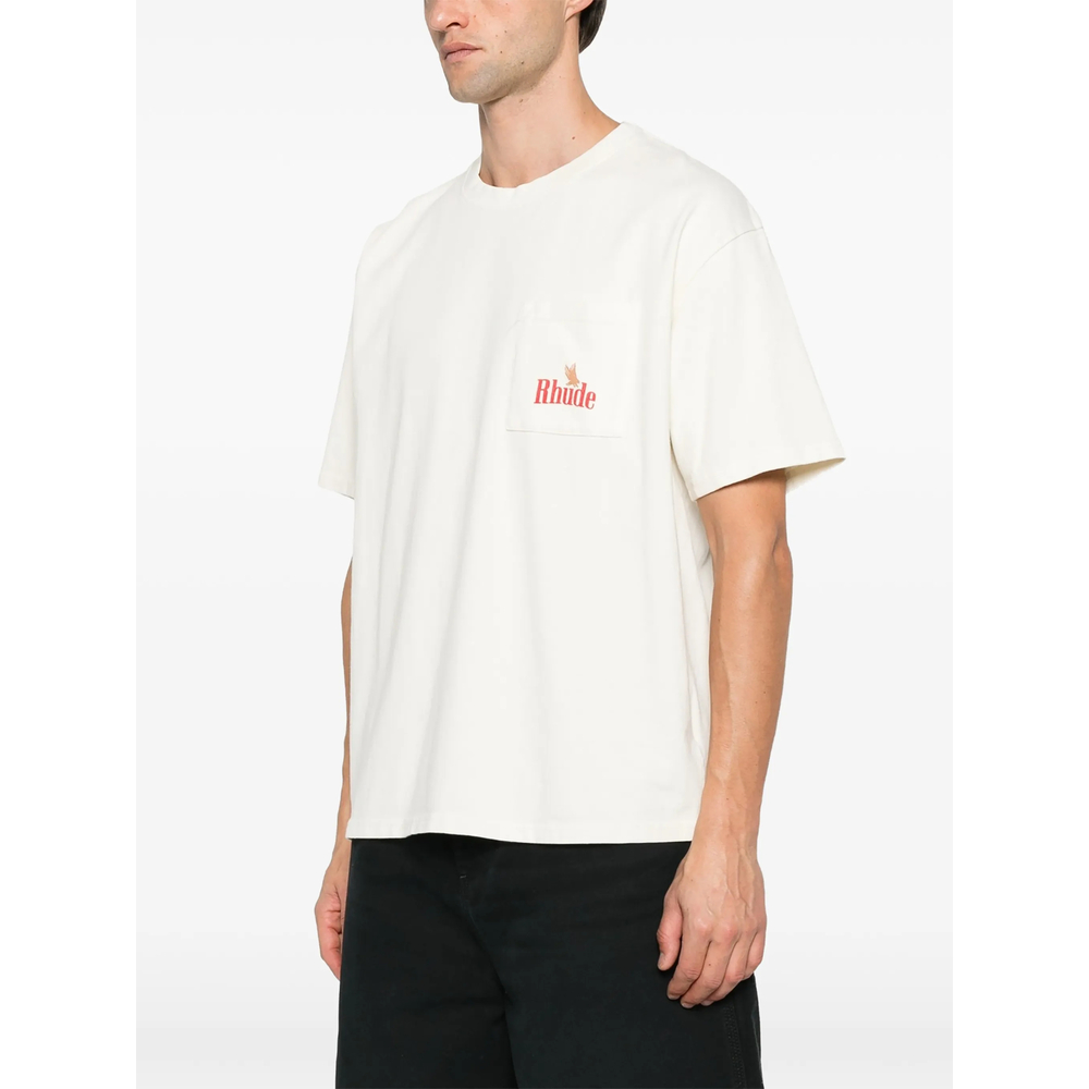 American Spirit Logo-Print Pocket T-Shirt