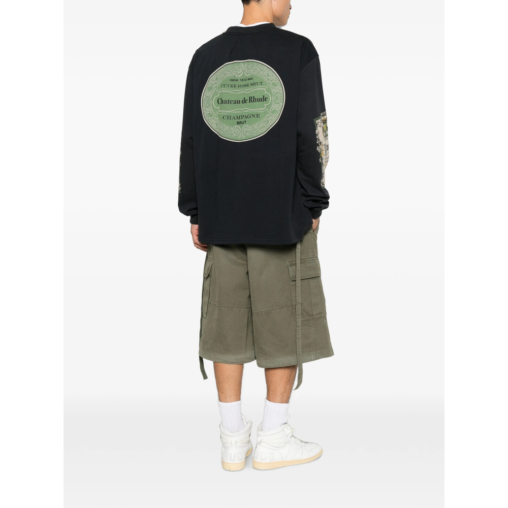 Bordeaux Reserve Graphic-Print Long-Sleeve T-Shirt