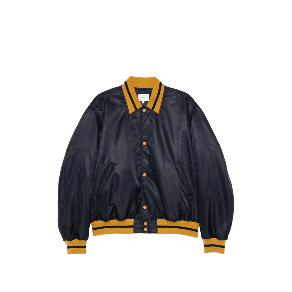 R H U D E Logo-patch Striped-trim Jacket