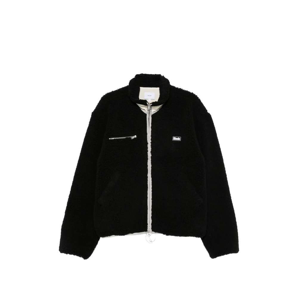R H U D E Logo-patch Fleece Jacket