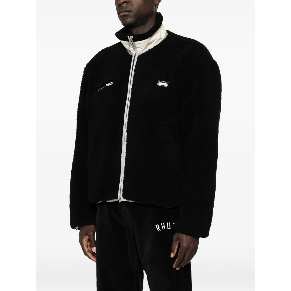Logo-Patch Fleece Jacket