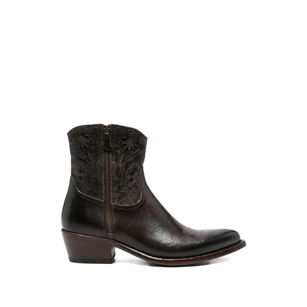 Eraldo Floral-embossed Boots