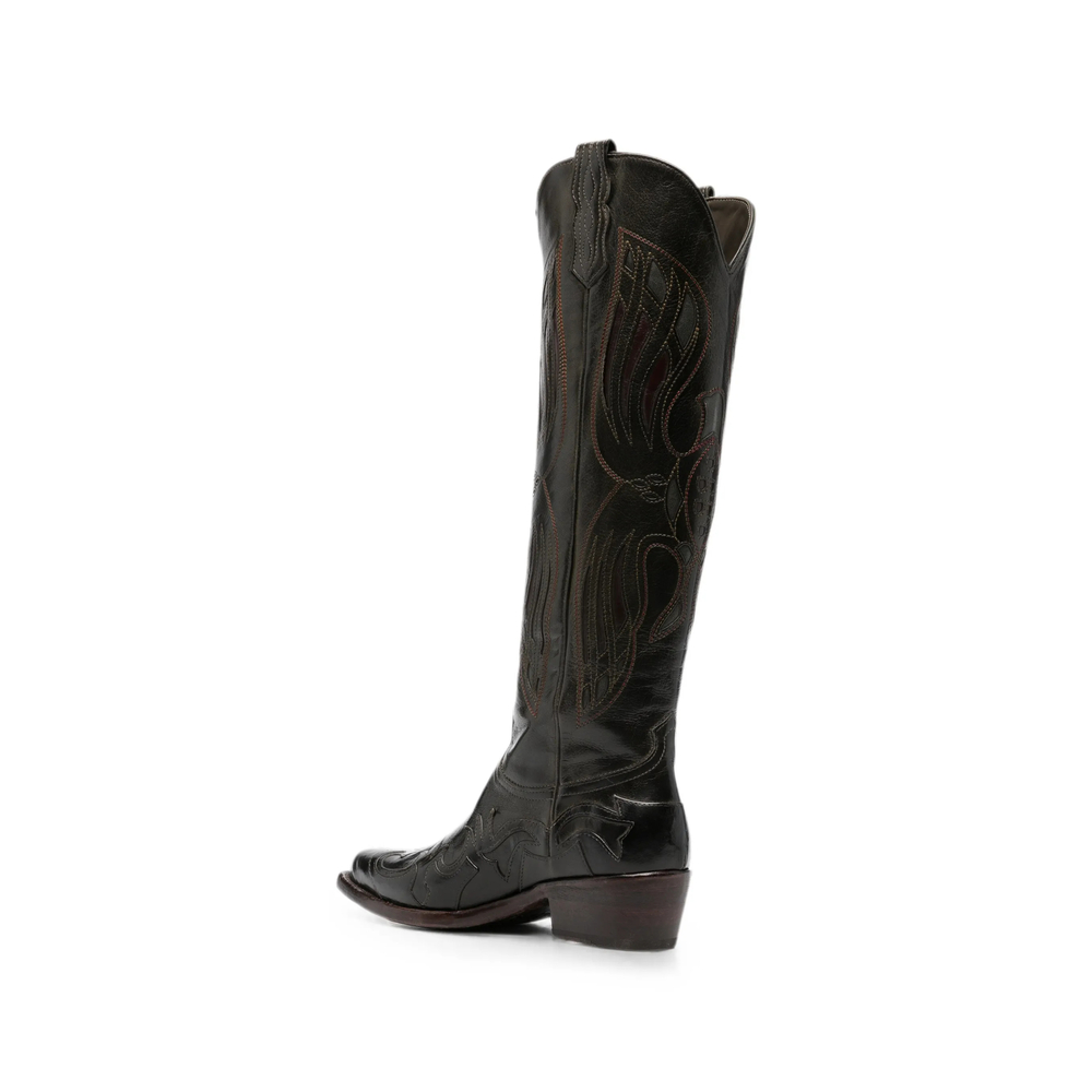 Leather Cowboy Boots