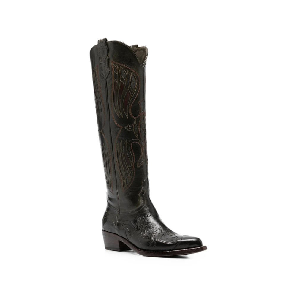 Leather Cowboy Boots