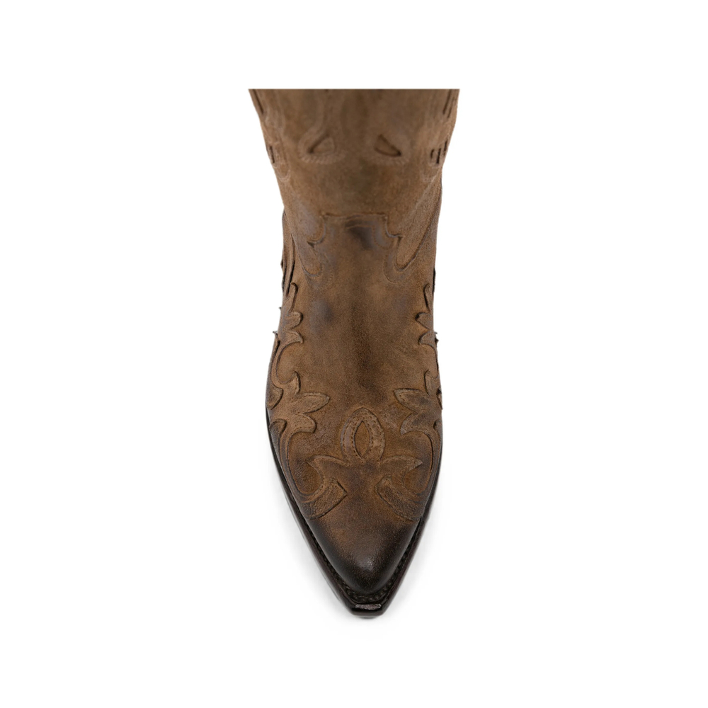 Malu Embroidered-Design Boots