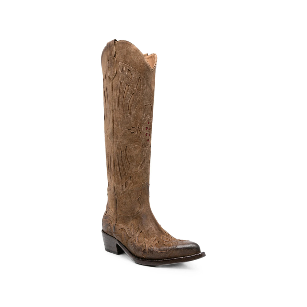 Malu Embroidered-Design Boots