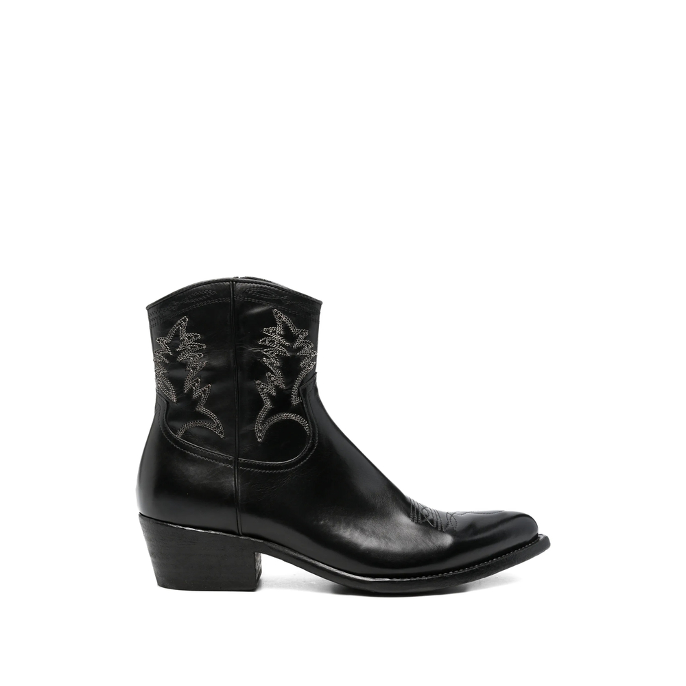 Eraldo Western-style Embroidered Boots