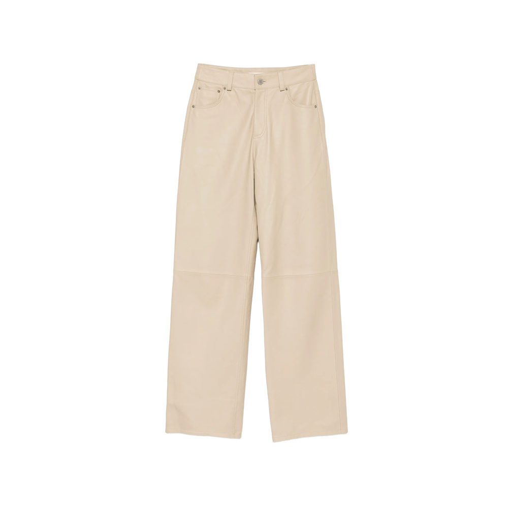 By Malene Birger Wide-leg Leather Trousers