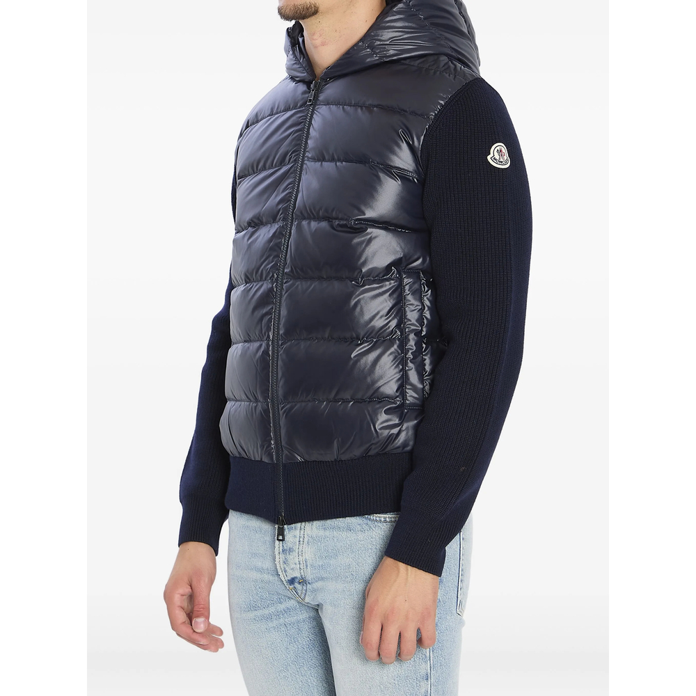 Quilted Wool-Knit Jacket