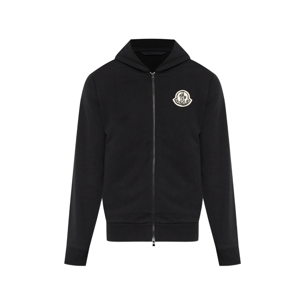 Moncler Logo-patch Zip-up Hoodie