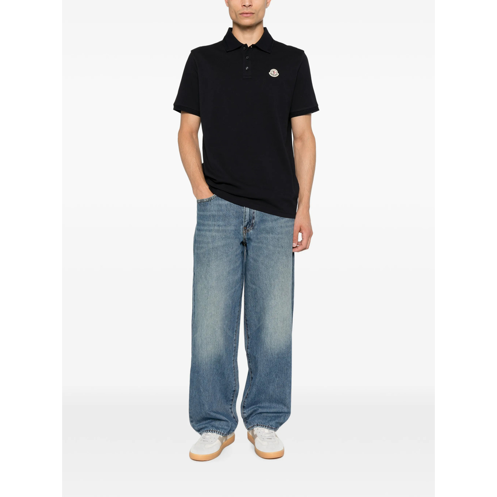 Patch Cotton Piquet Polo Shirt