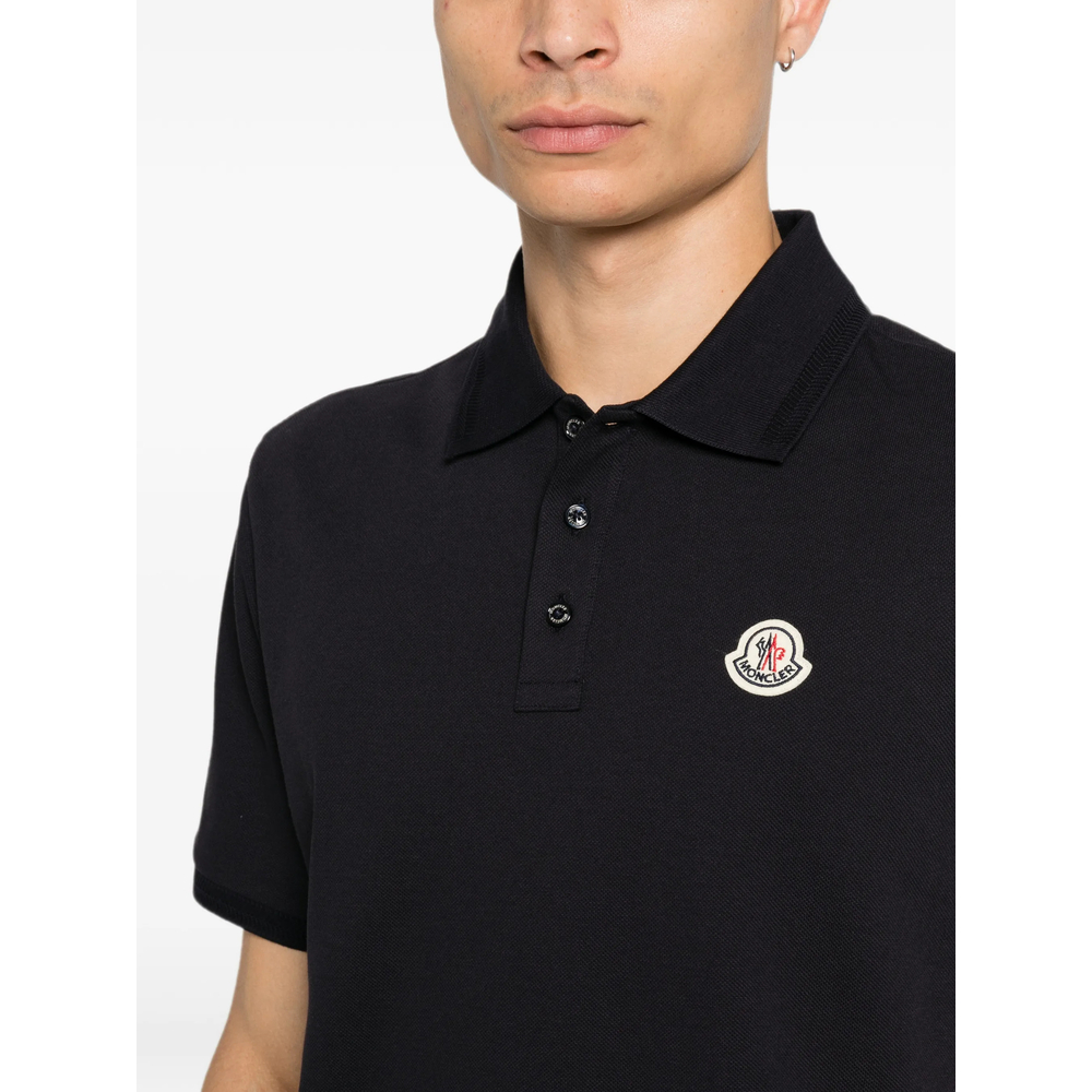 Patch Cotton Piquet Polo Shirt