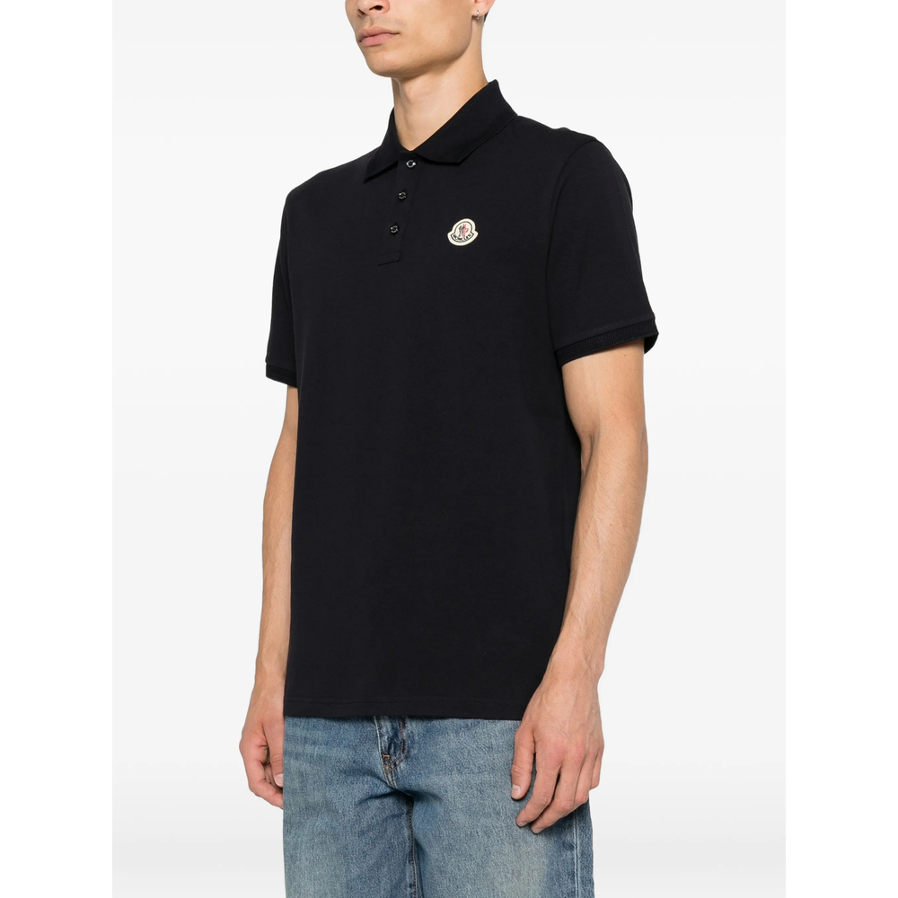 Patch Cotton Piquet Polo Shirt