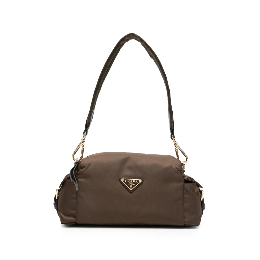 Prada Logo-plaque Tote Bag