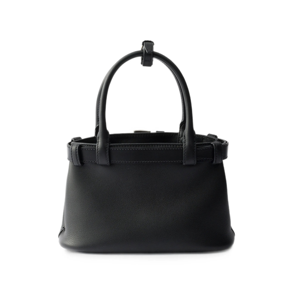 Small Buckle-Detail Shoulder Bag