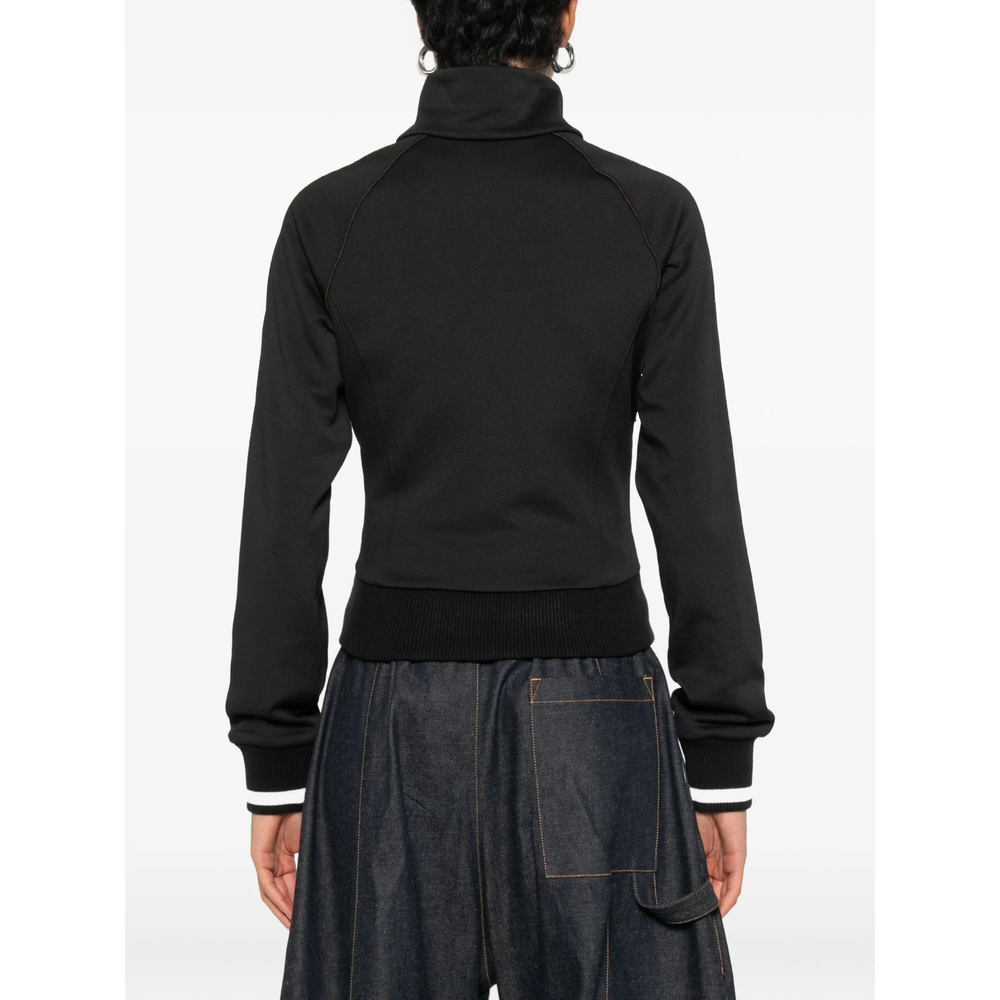 X Wales Bonner Logo-Print Zip-Up Sweatshirt