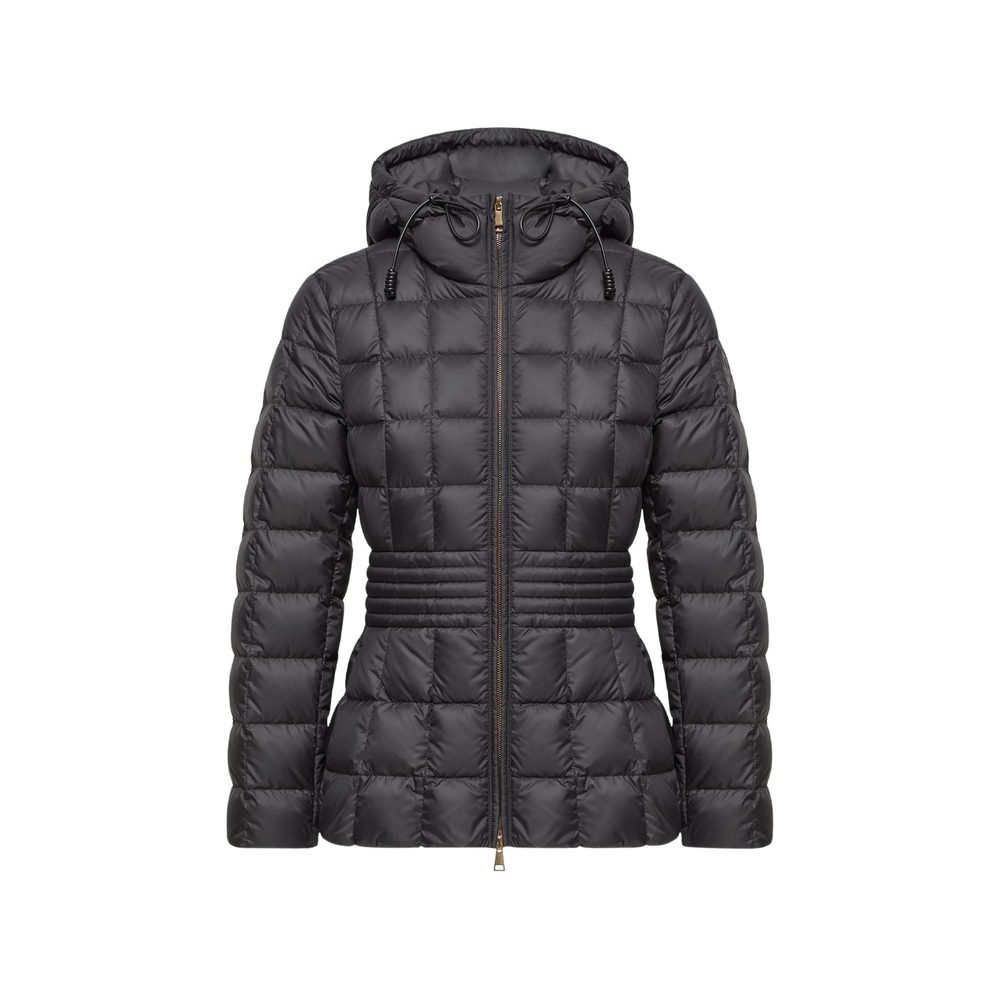 Moncler Engoulevent Square Quilted Hooded Short Down Jacket