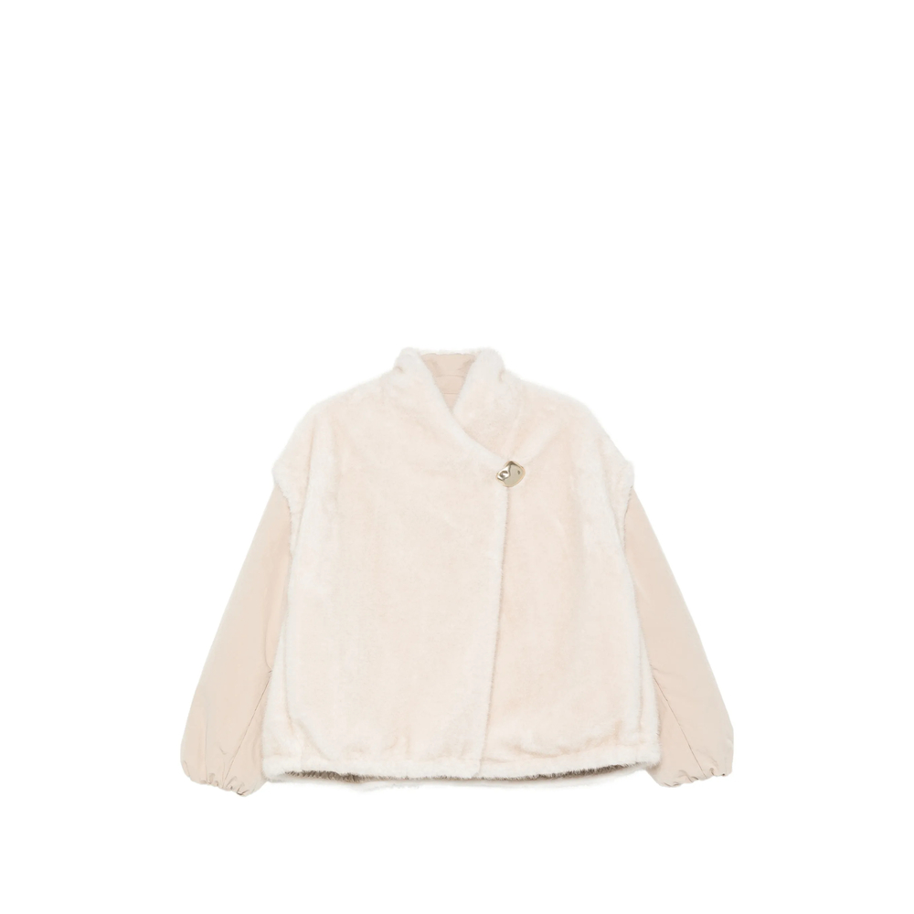 Moncler Chardonneret 2-in-1 Reversible Teddy Down Jacket