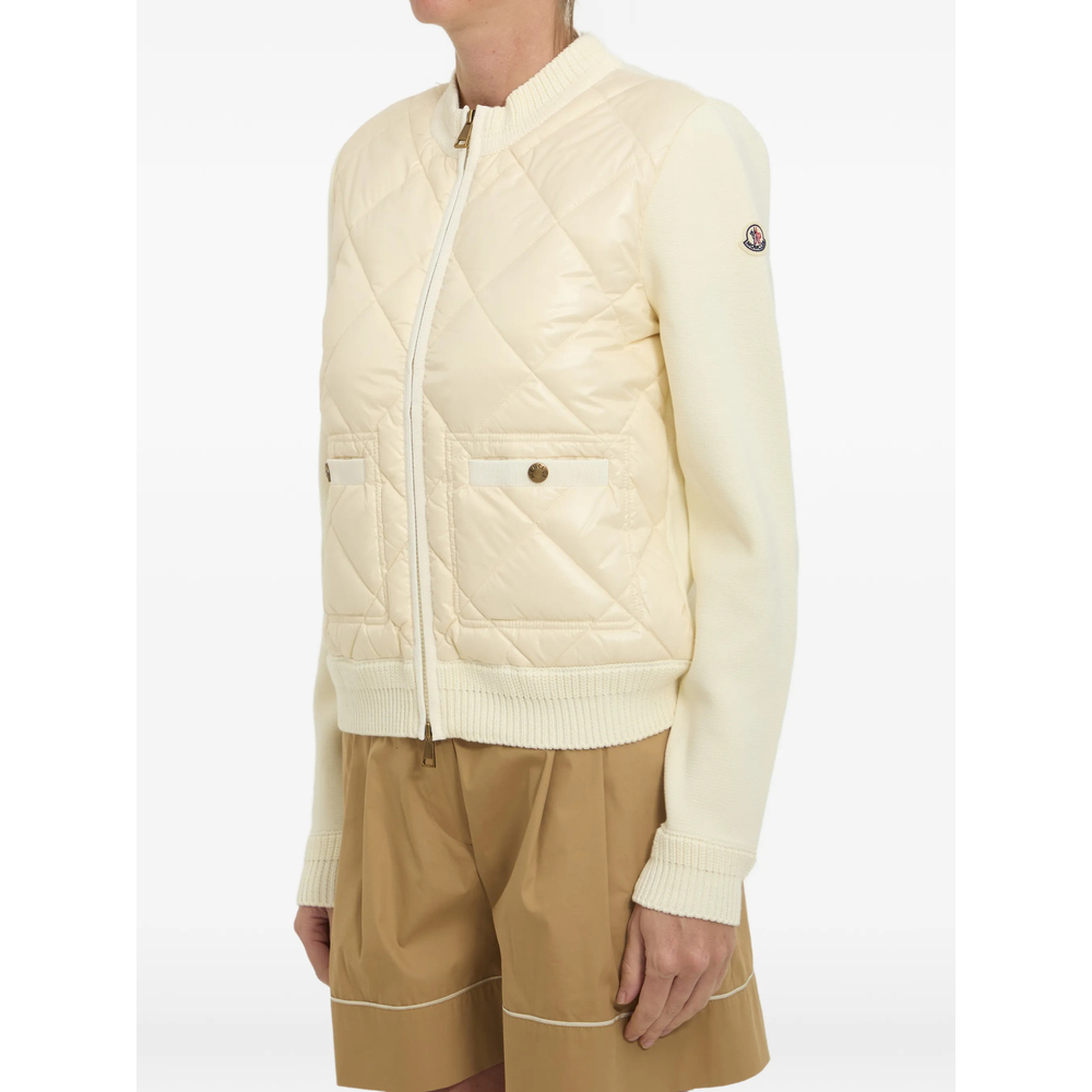 Diamond-Quilted Padded Jacket