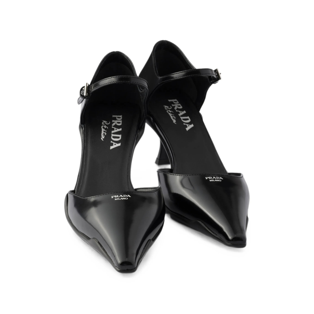 Brushed Leather D'Orsay Pumps