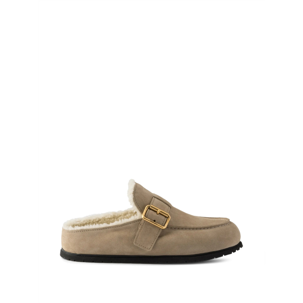 Prada Suede Mules