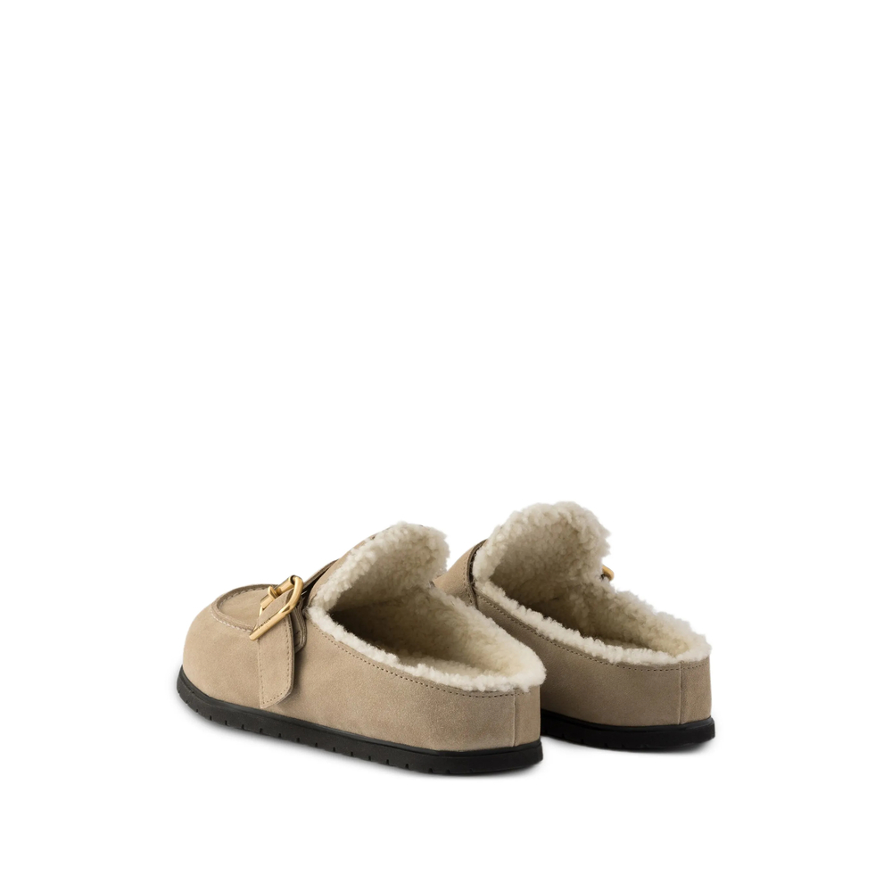 Suede Mules