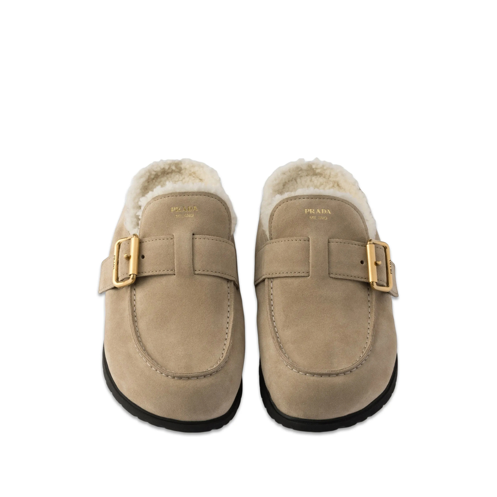 Suede Mules