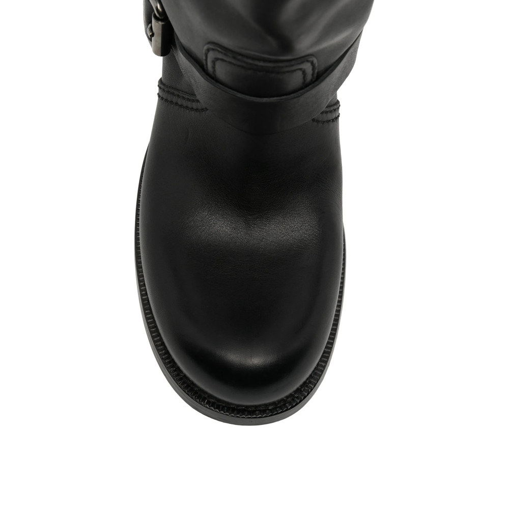 Shard Buckle-Strap Boots