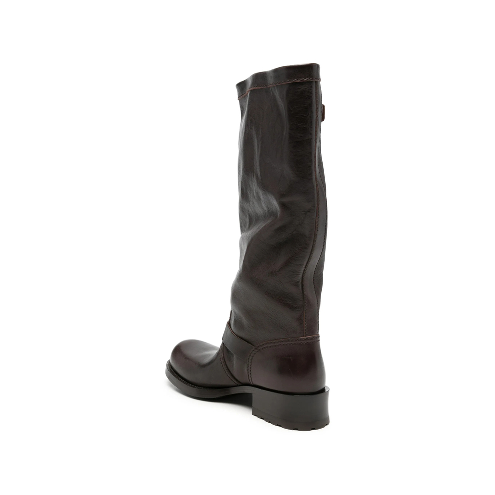 Buckle-Detail Boots