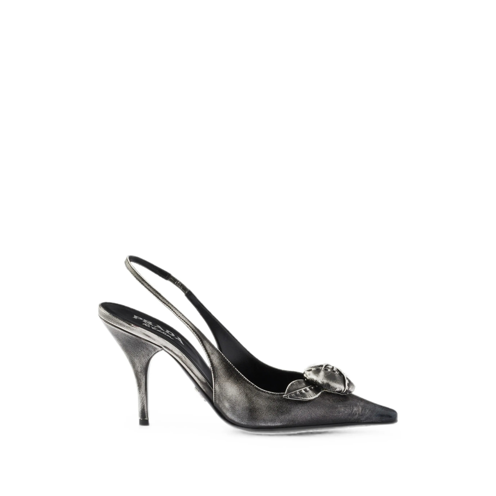 Prada Leather Slingback Pumps