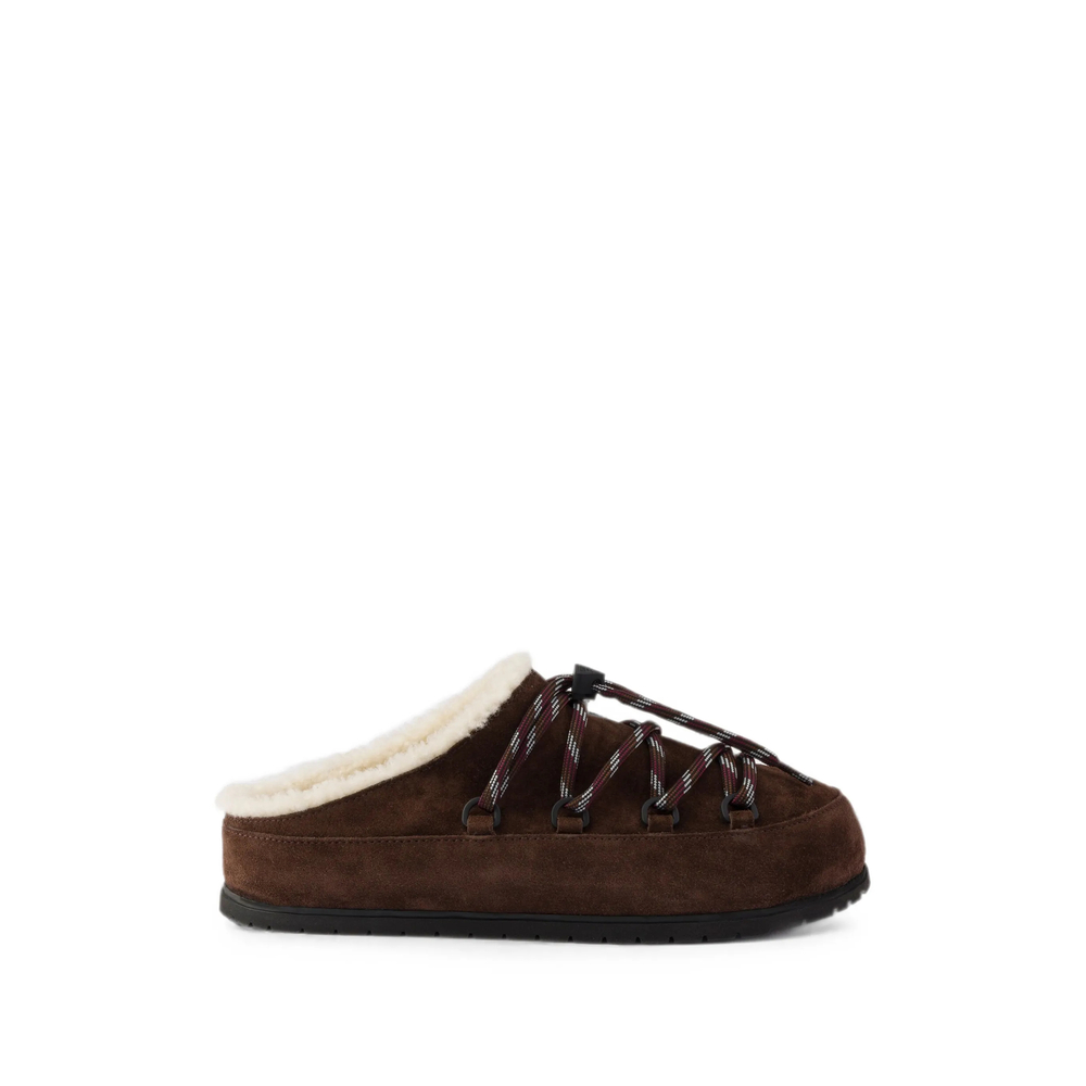 Suede Mules