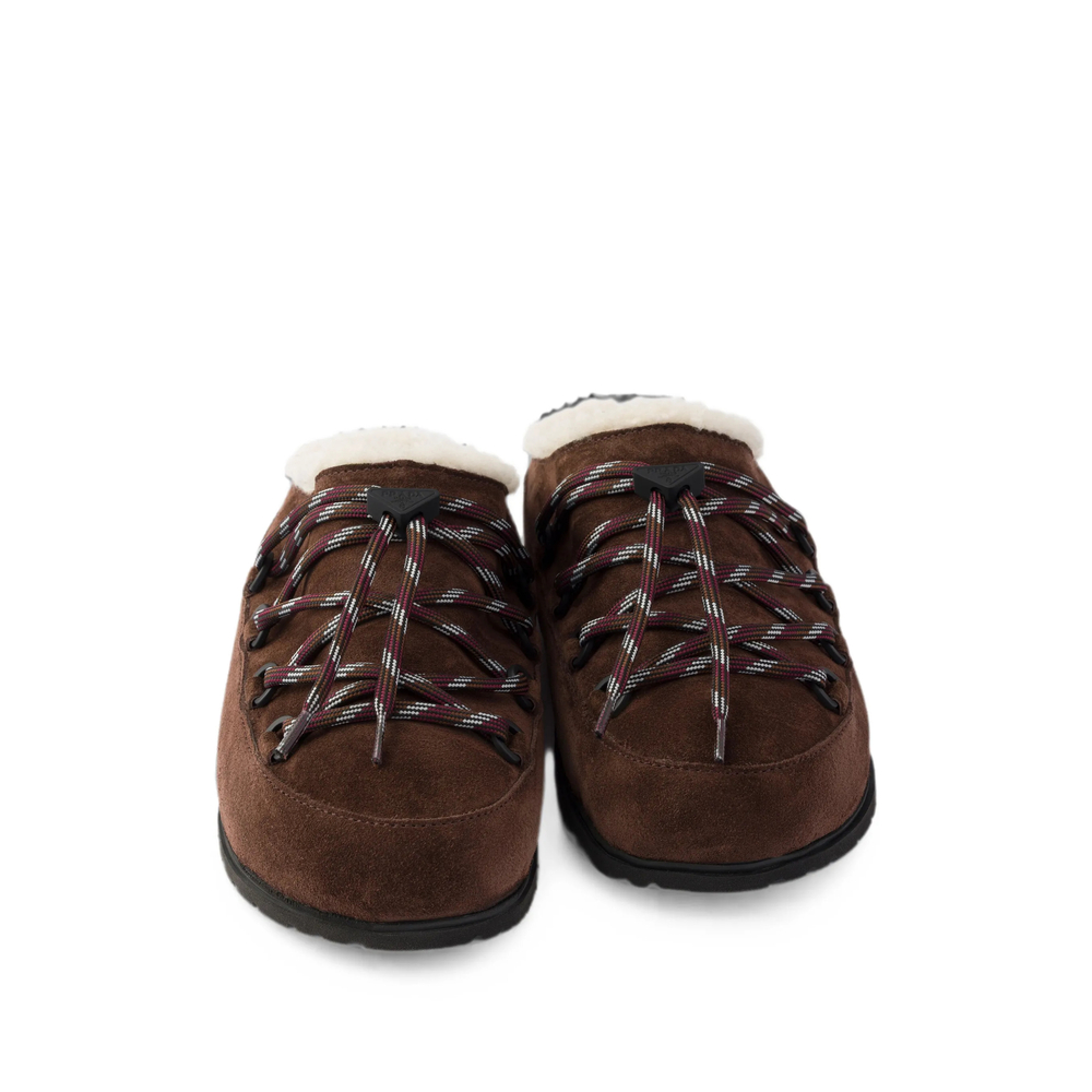 Suede Mules