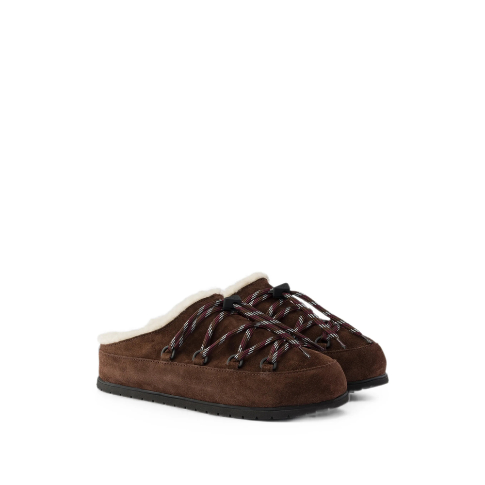 Suede Mules