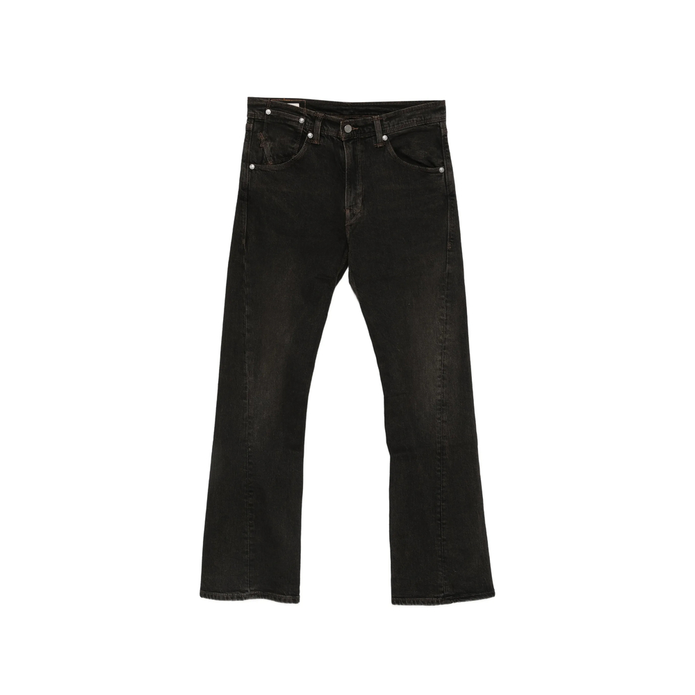 Levi's Logo-patch Straight-leg Jeans