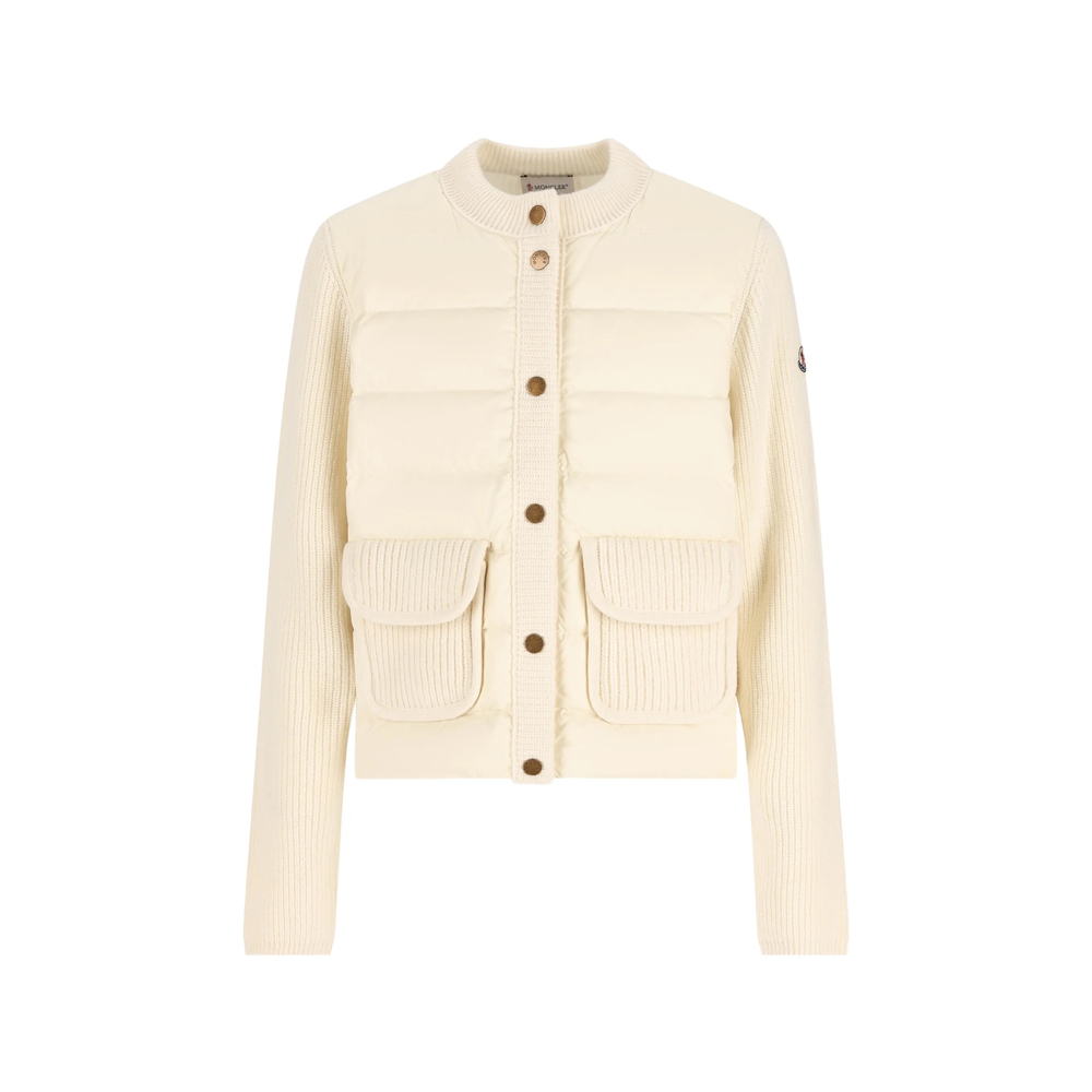 Moncler Padded Panel-detail Cardigan