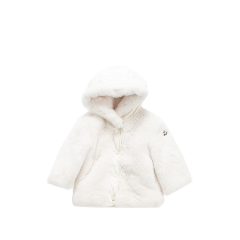 Moncler Viona Hooded Faux Fur Padded Jacket