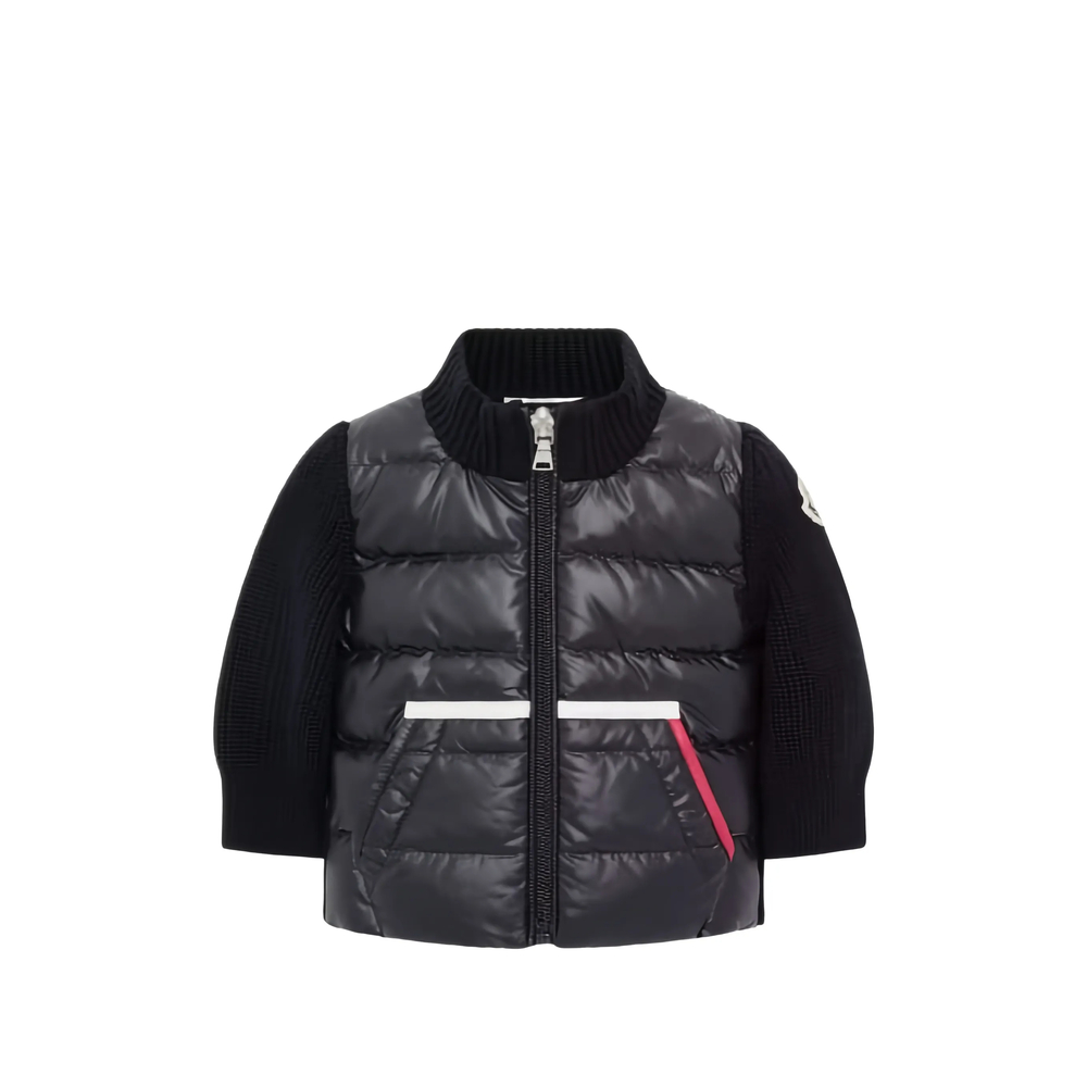 Moncler Quilted Panelled Zip-up Jacket