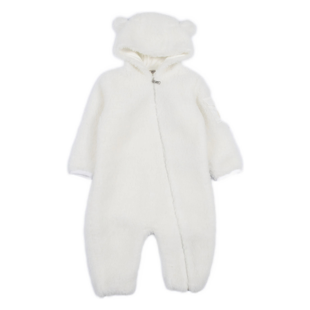 Moncler Bear-ear Hooded Romper