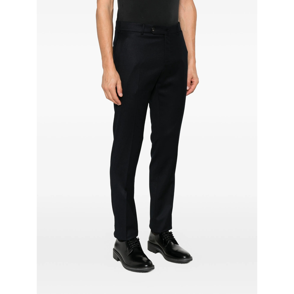 Pressed-Crease Straight-Leg Trousers