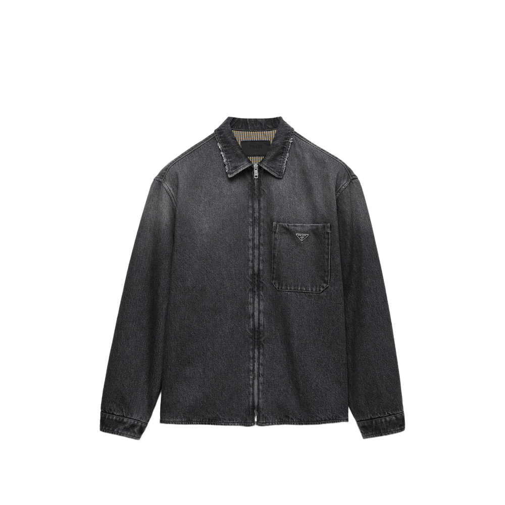 Prada Black Denim Shirt